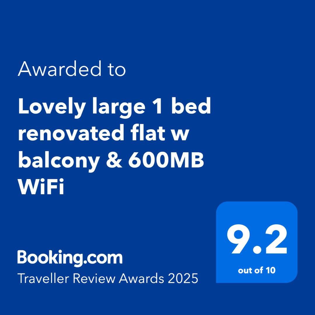 Lovely Large 1 Bed Renovated Flat W Balcony & 600Mb Wifi London Bagian luar foto